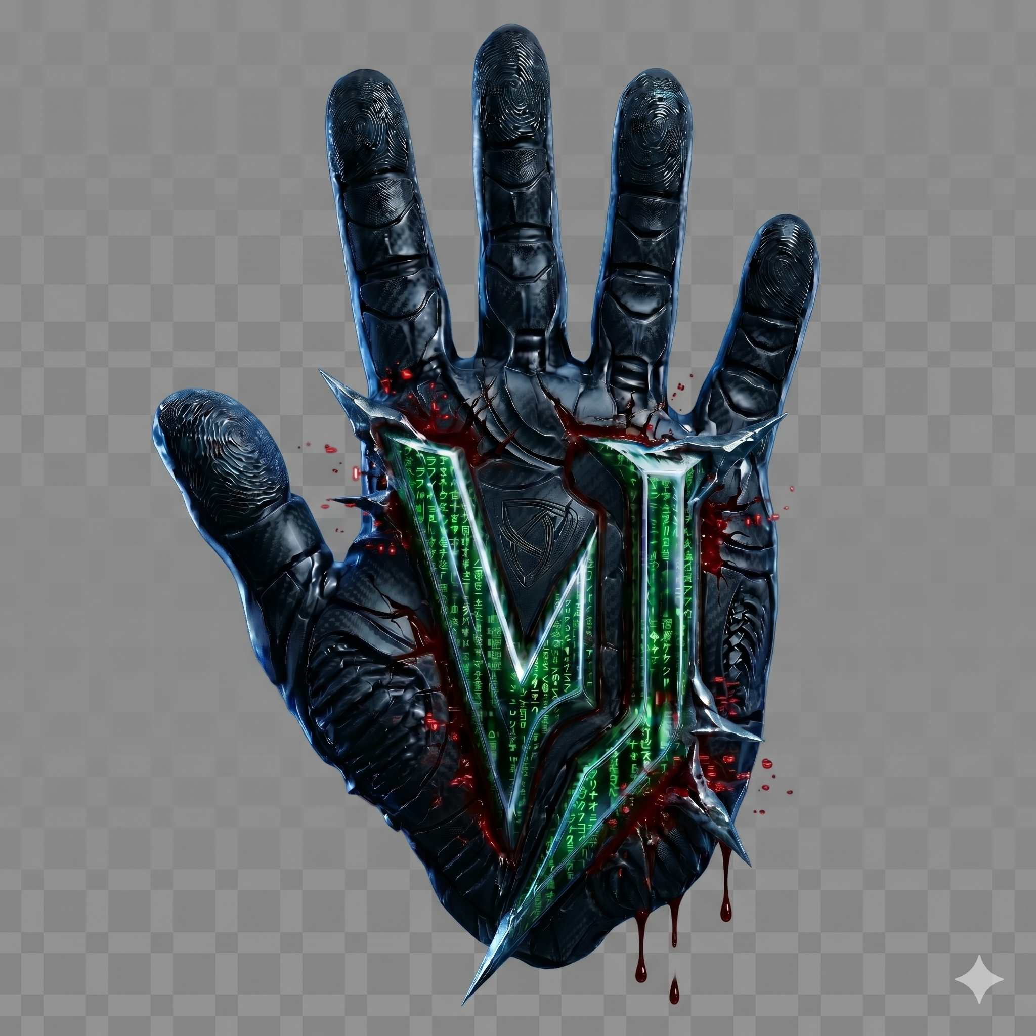 ViceJohnny battle hand logo variant